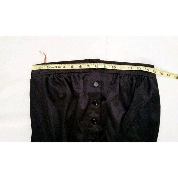 Twenty One Women's Black Strapless Button-Front Jumpsuit Size Medium - Picture 9 of 15